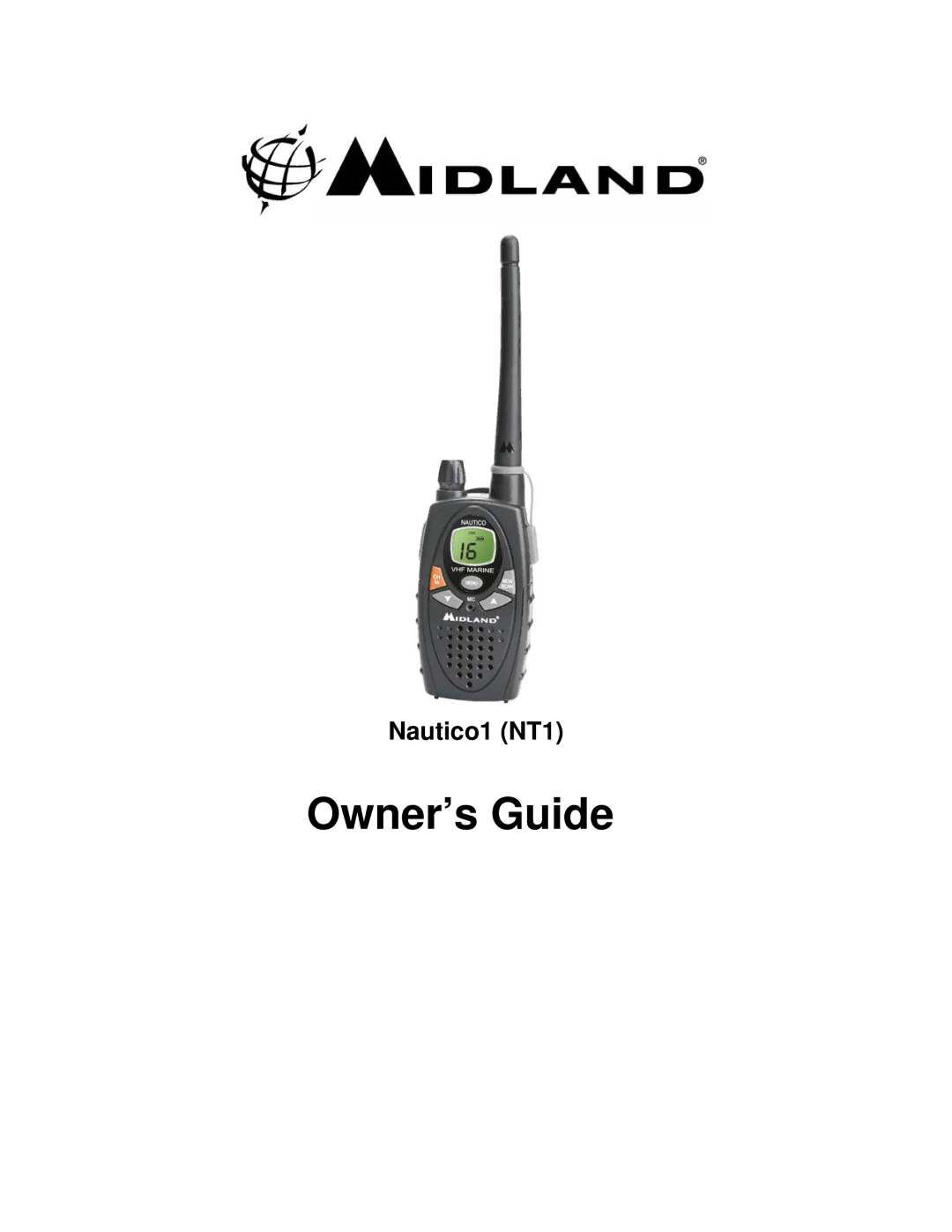 Midland Radio 1 manual Owner’s Guide 