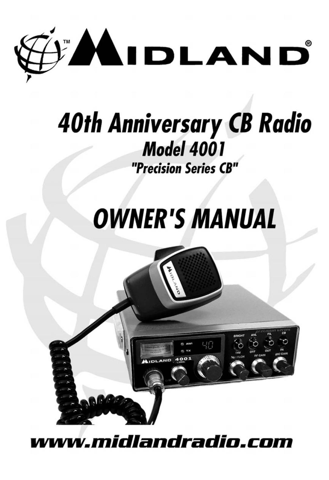 Midland Radio 4001 manual 