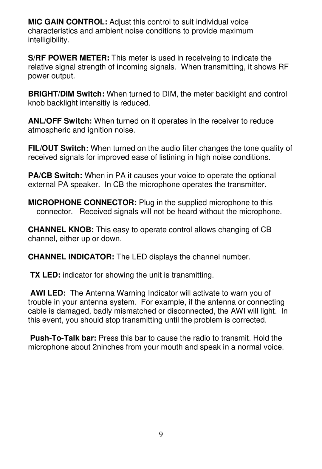 Midland Radio 4001 manual 