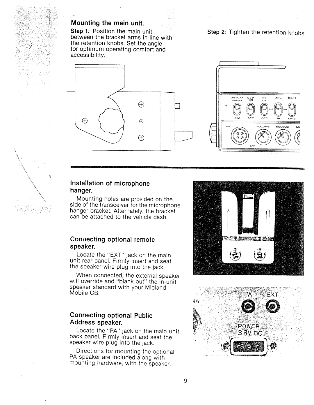 Midland Radio 77-250CXL manual 