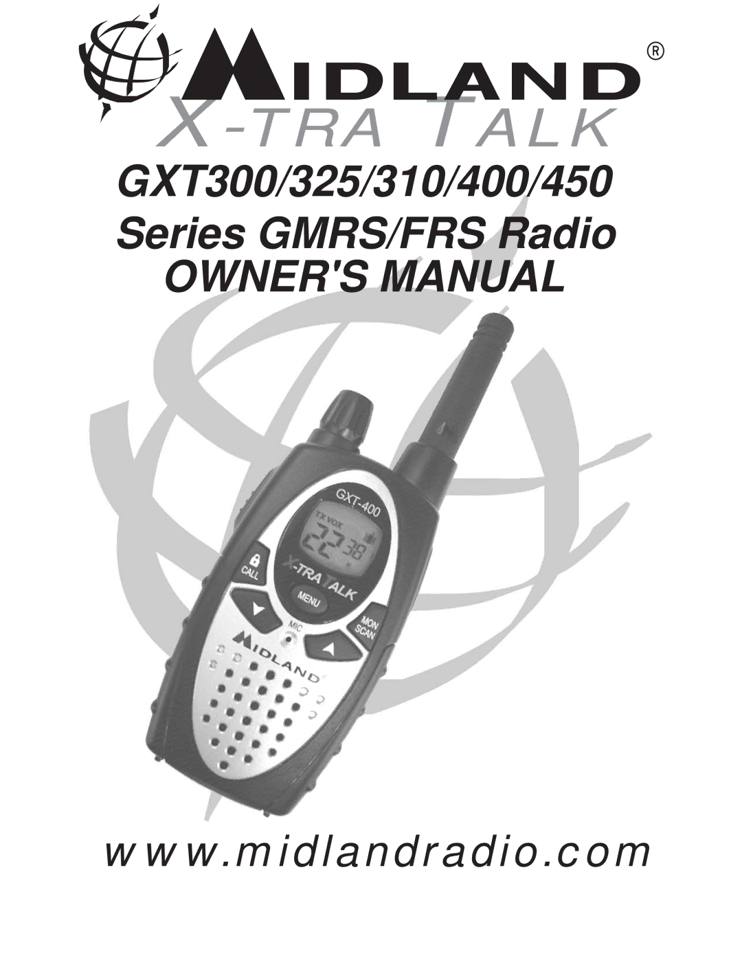 Midland Radio GXT300 owner manual TRA Talk 