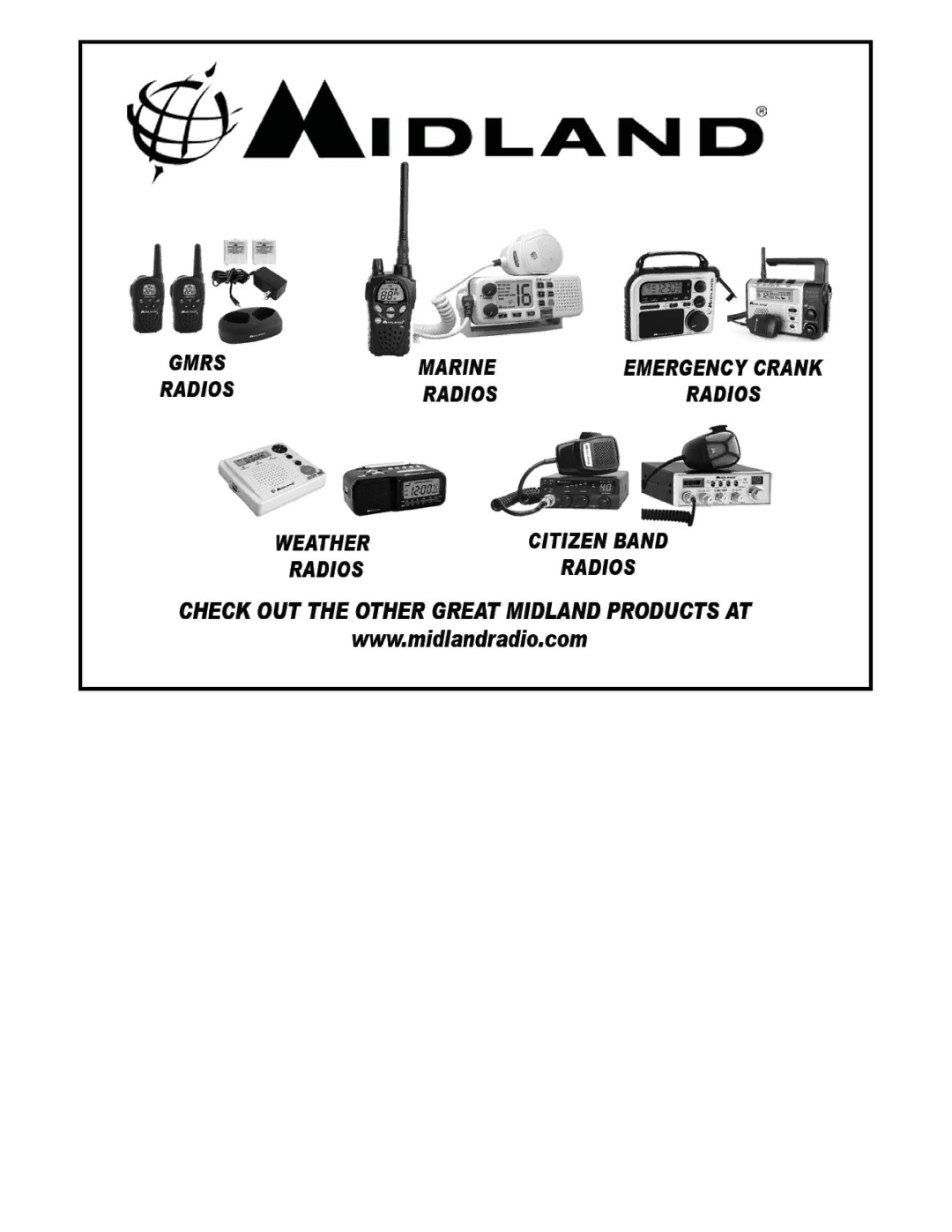 Midland Radio LXT112 Series owner manual 