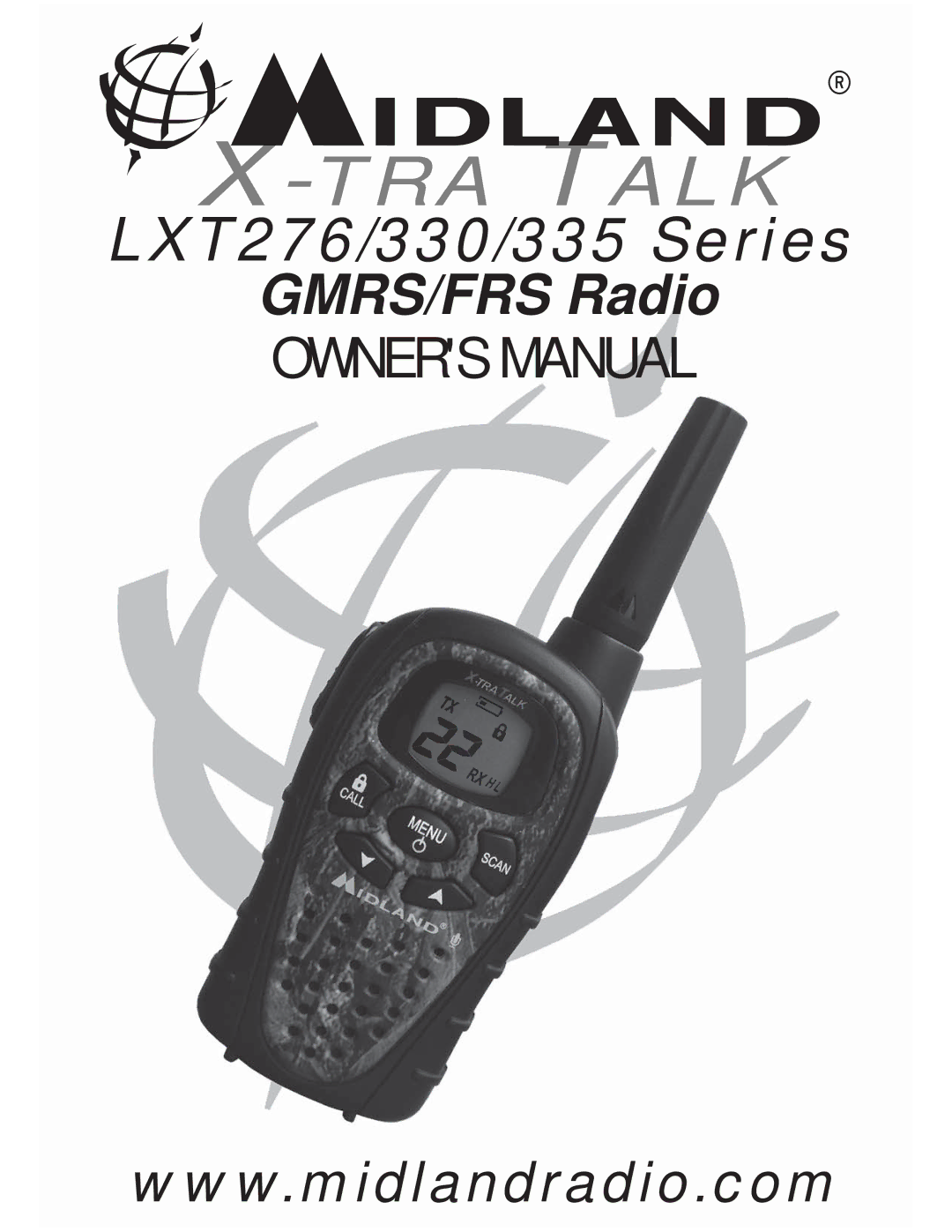 Midland Radio LXT276, LXT330, LXT335 owner manual TRA Talk 