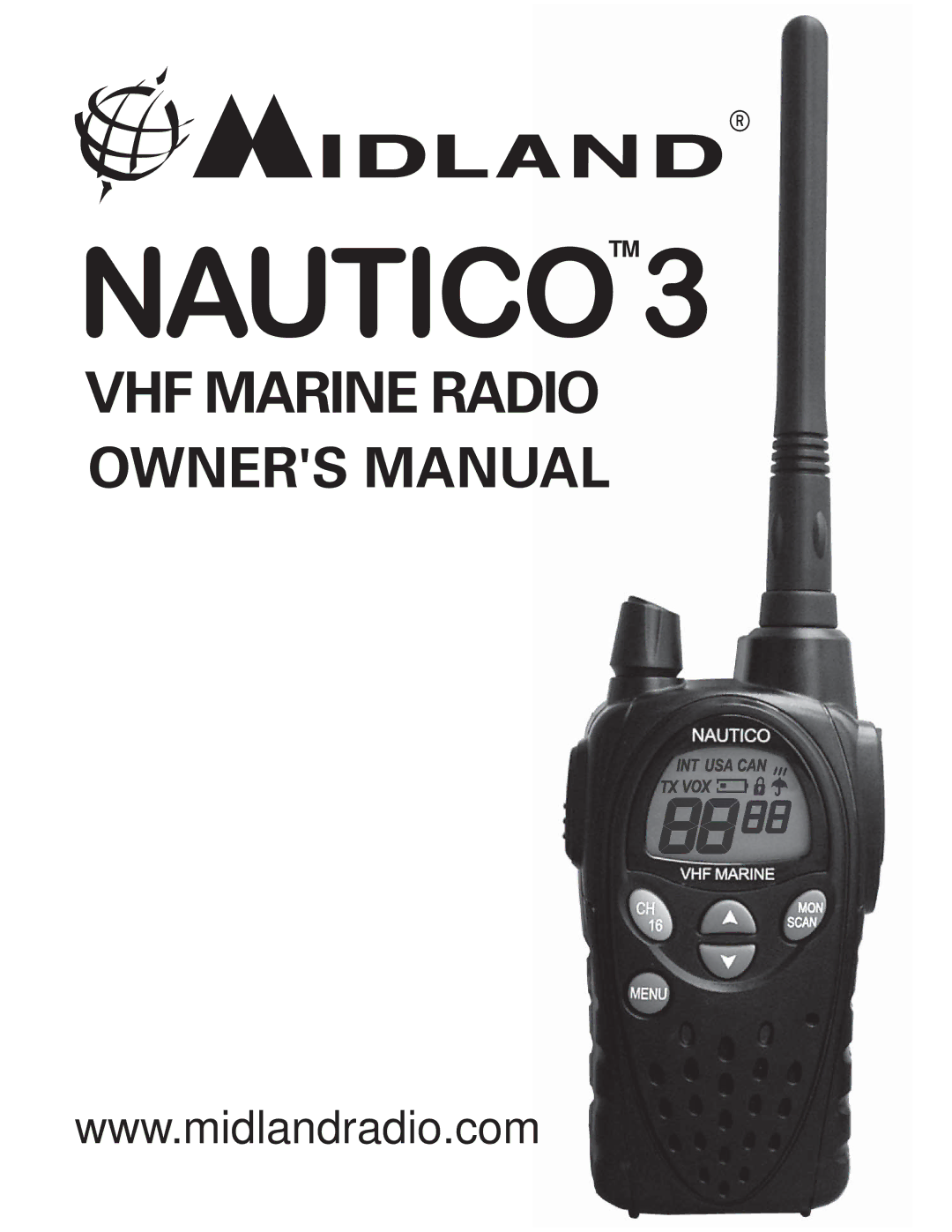 Midland Radio NAUTICO 3 owner manual NAUTICOTM3 