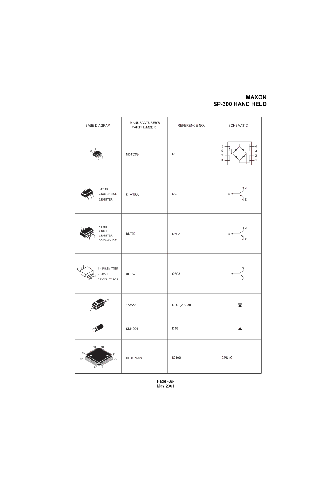 Midland Radio SP-300 service manual 39- May 