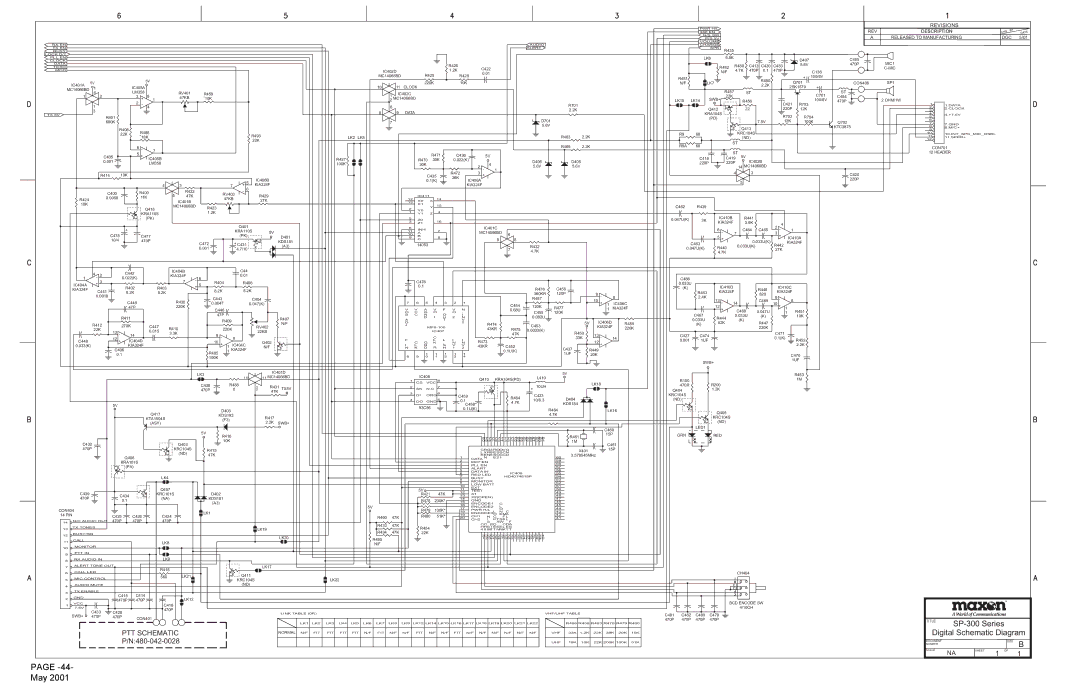 Midland Radio service manual SP-300 Series 