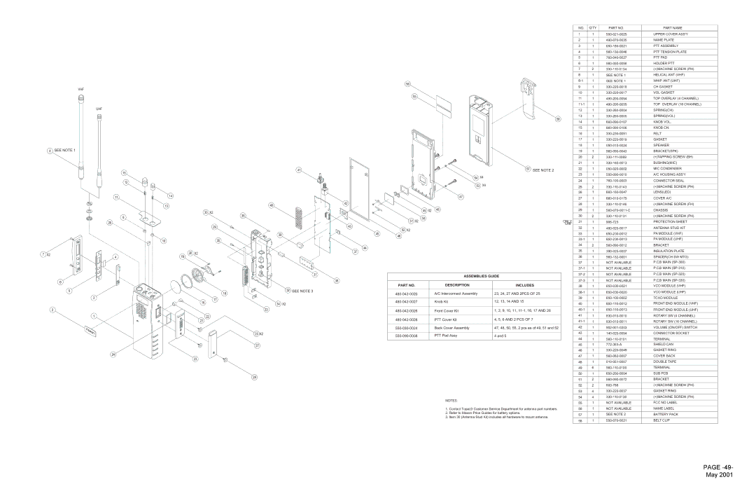 Midland Radio SP-300 service manual 49- May 