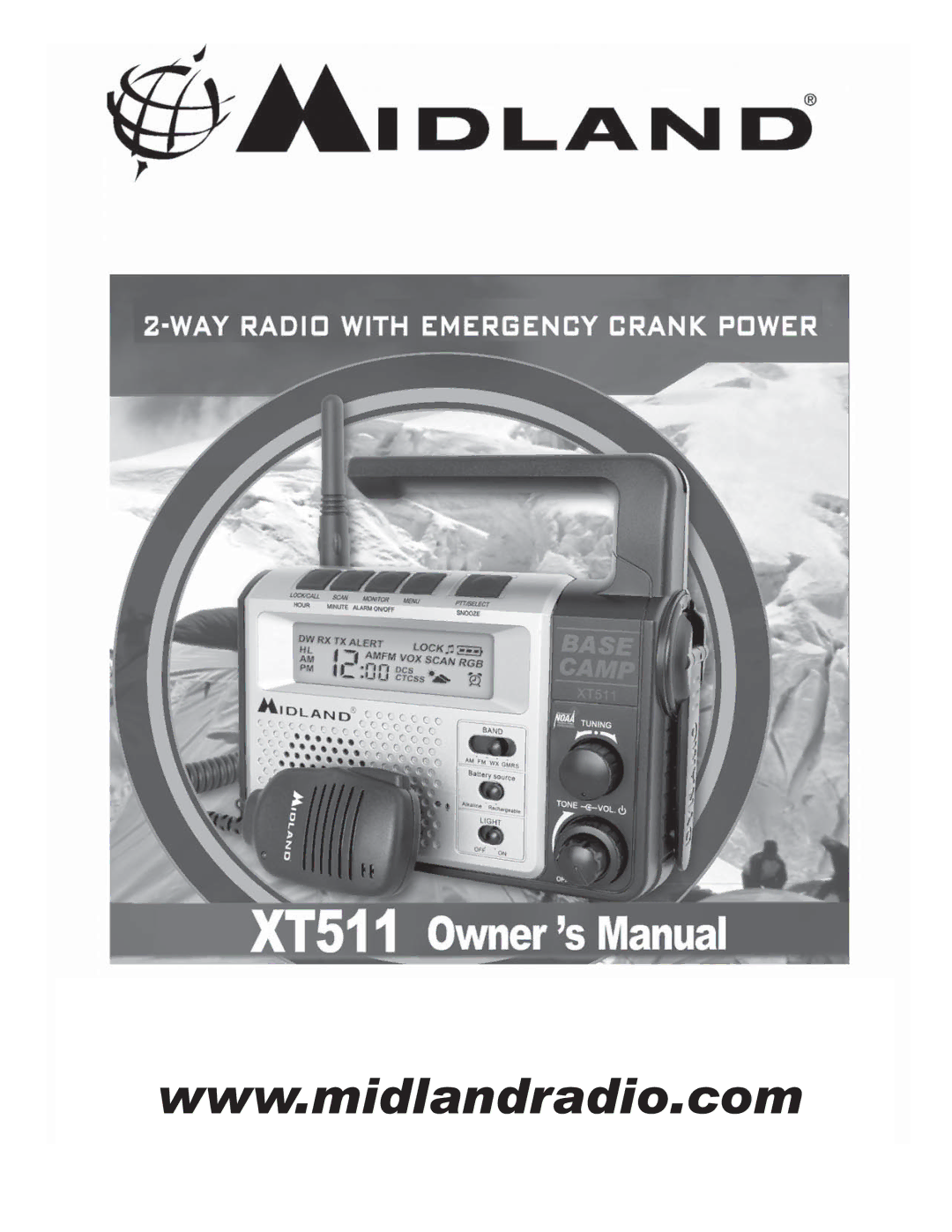 Midland Radio XT511 manual 