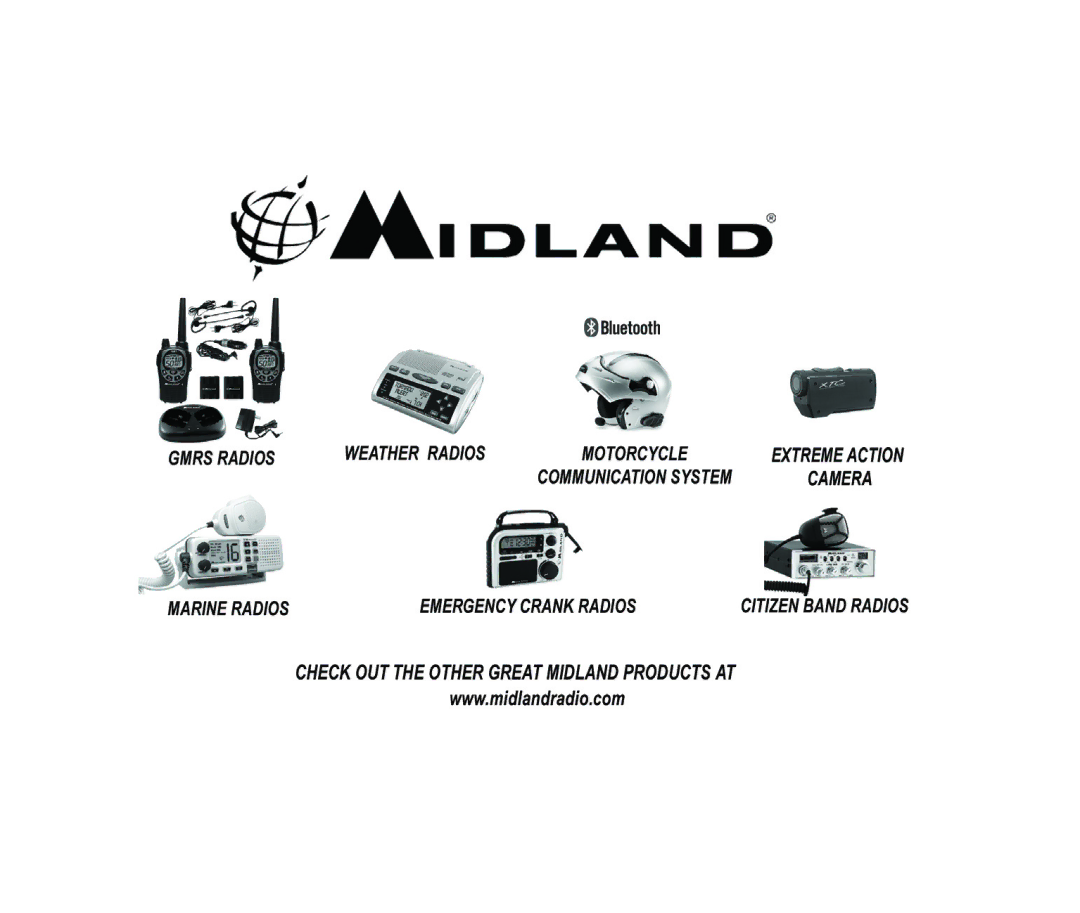 Midland Radio XTC-150, XTC-100 owner manual 