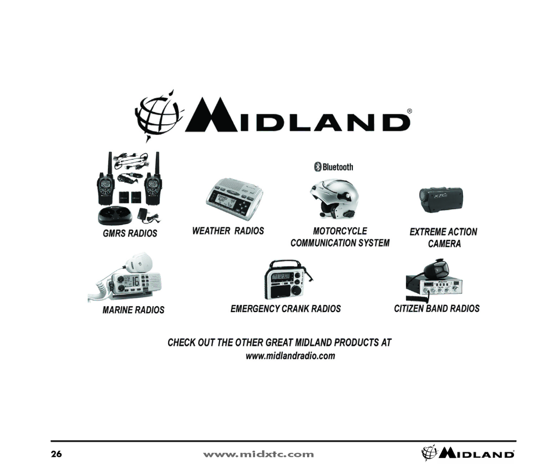 Midland Radio XTC-200 owner manual 