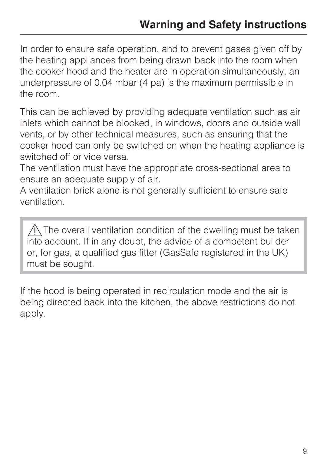 Miele 09 730 840 installation instructions 