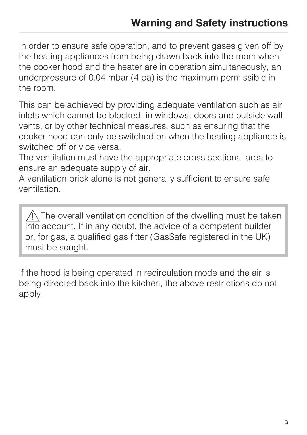 Miele 09 733 840 installation instructions 