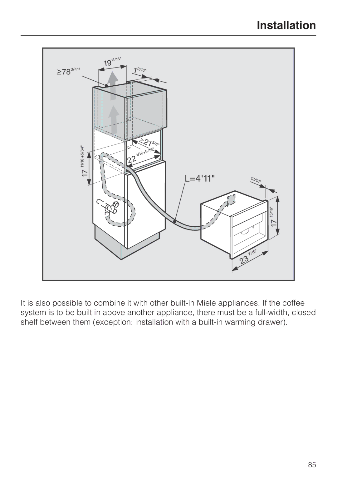 Miele 09 741 681 installation instructions Installation 