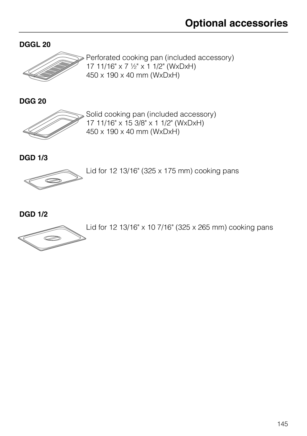 Miele 09 855 050 installation instructions DGD 1/3, DGD 1/2 