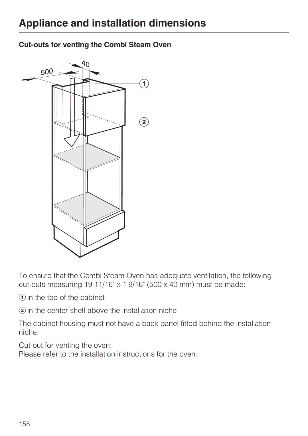 Miele 09 855 050 installation instructions 158 