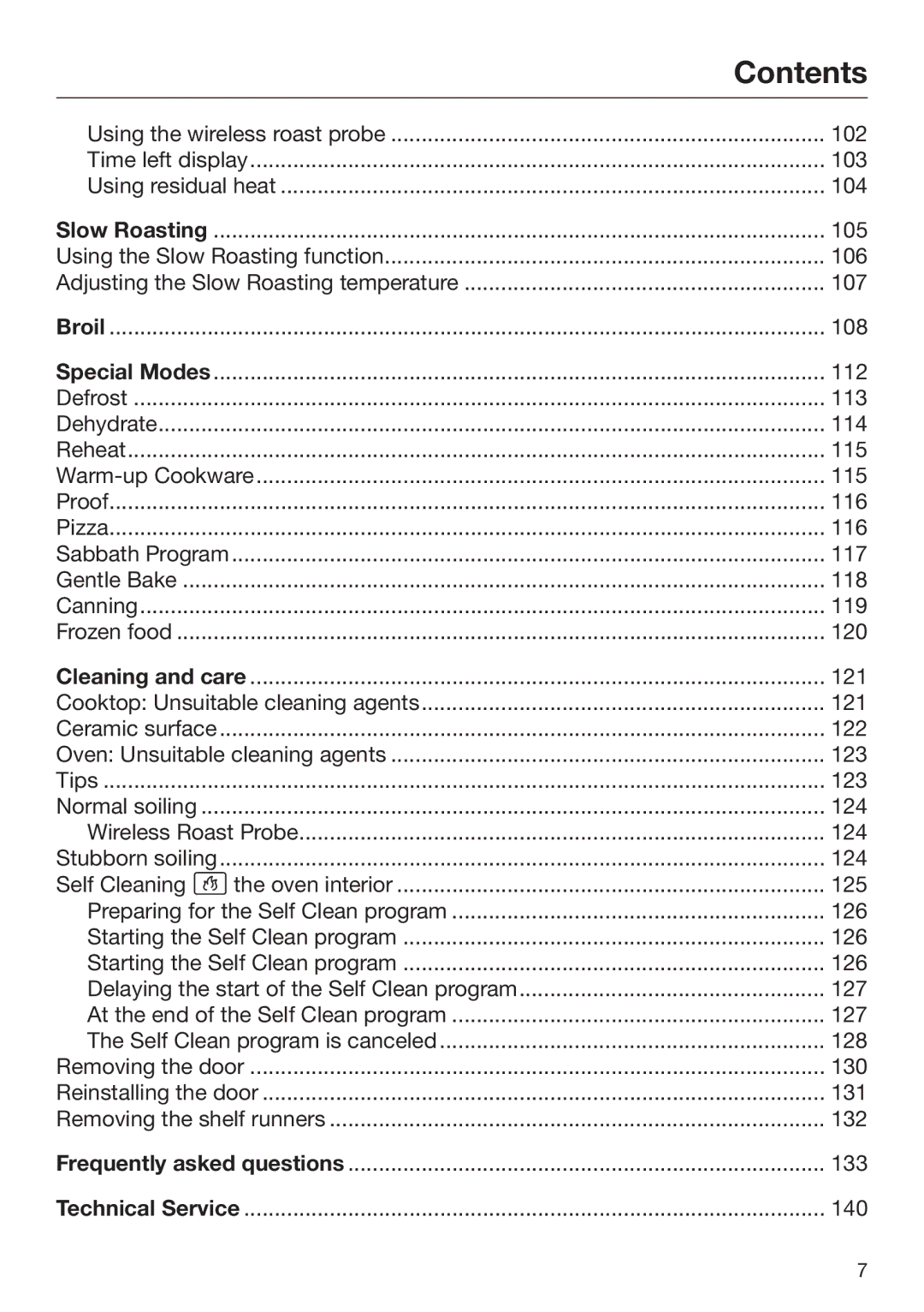 Miele 09 898 020 operating instructions 102 