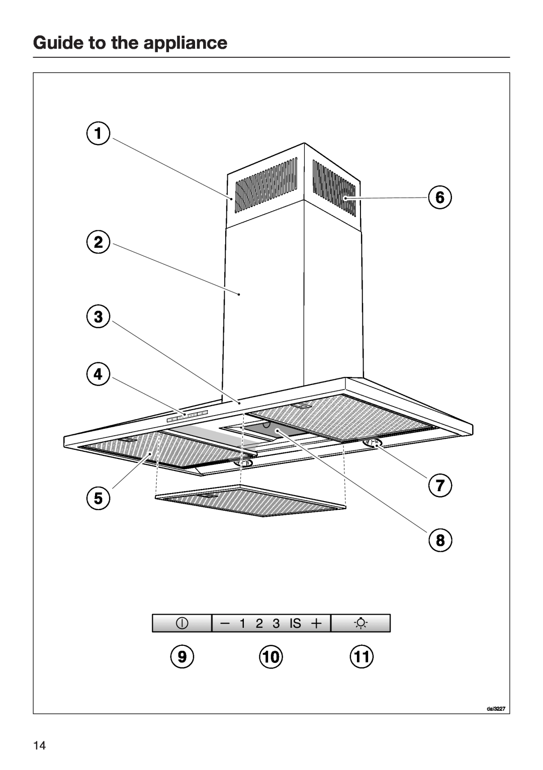 Miele 09 968 240 installation instructions Guide to the appliance 