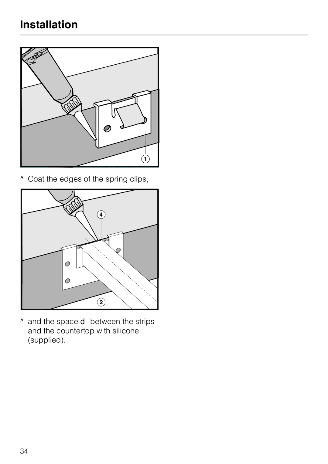 Miele CS1012 installation instructions Installation 