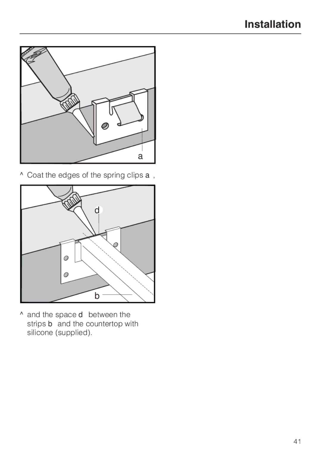 Miele CS1212 installation instructions Installation 