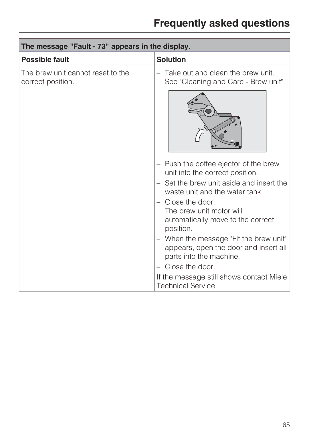 Miele CVA 4066 installation instructions Frequently asked questions 