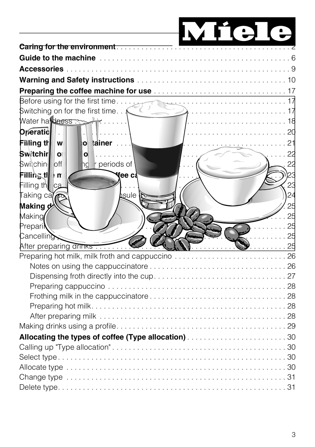 Miele CVA 6431 (C) installation instructions Contents 