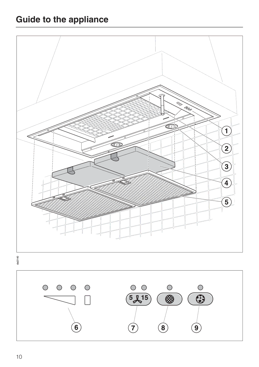 Miele DA 2270 EXT, DA 2210, DA 2250 EXT installation instructions Guide to the appliance 