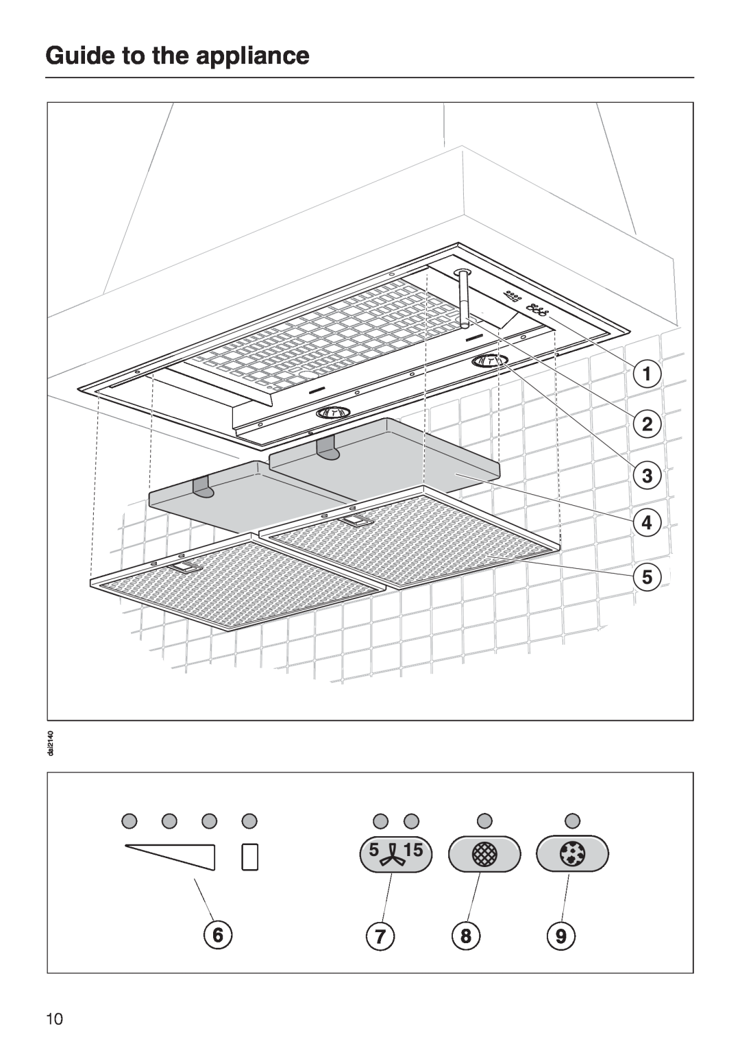 Miele DA 2270 EXT, DA 2210, DA 2250 EXT installation instructions Guide to the appliance 