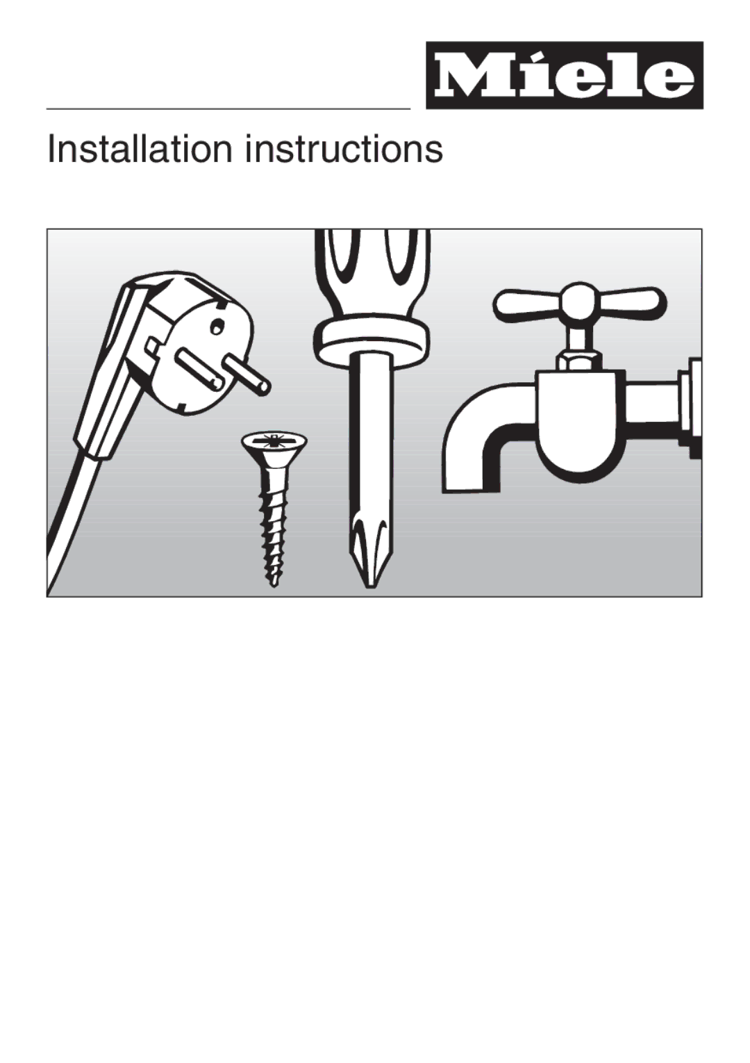 Miele DA 229-2 installation instructions Installation instructions 