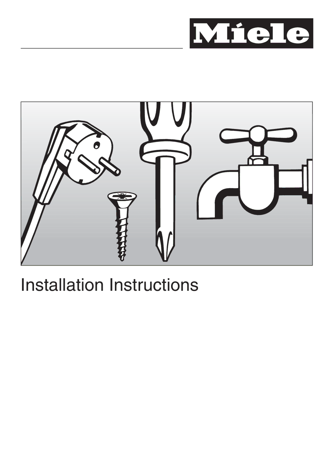 Miele DA 249-4 installation instructions Installation Instructions 