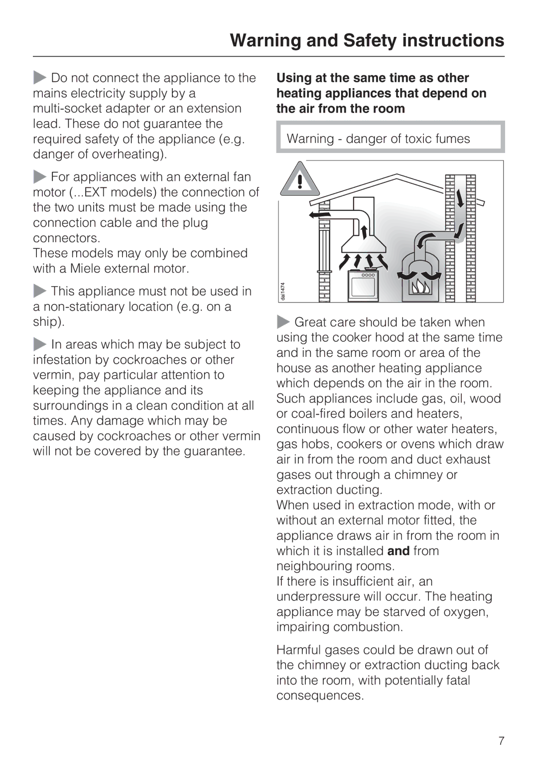 Miele DA 5100 D EXT, DA 5100 D U installation instructions 