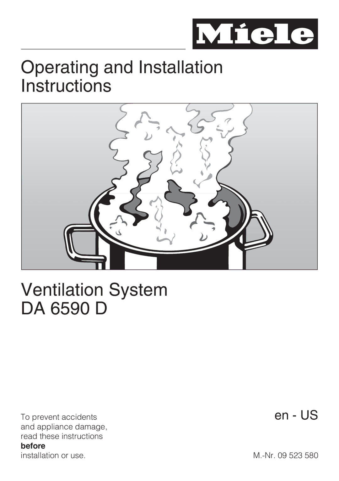 Miele DA 6590 D installation instructions En US 