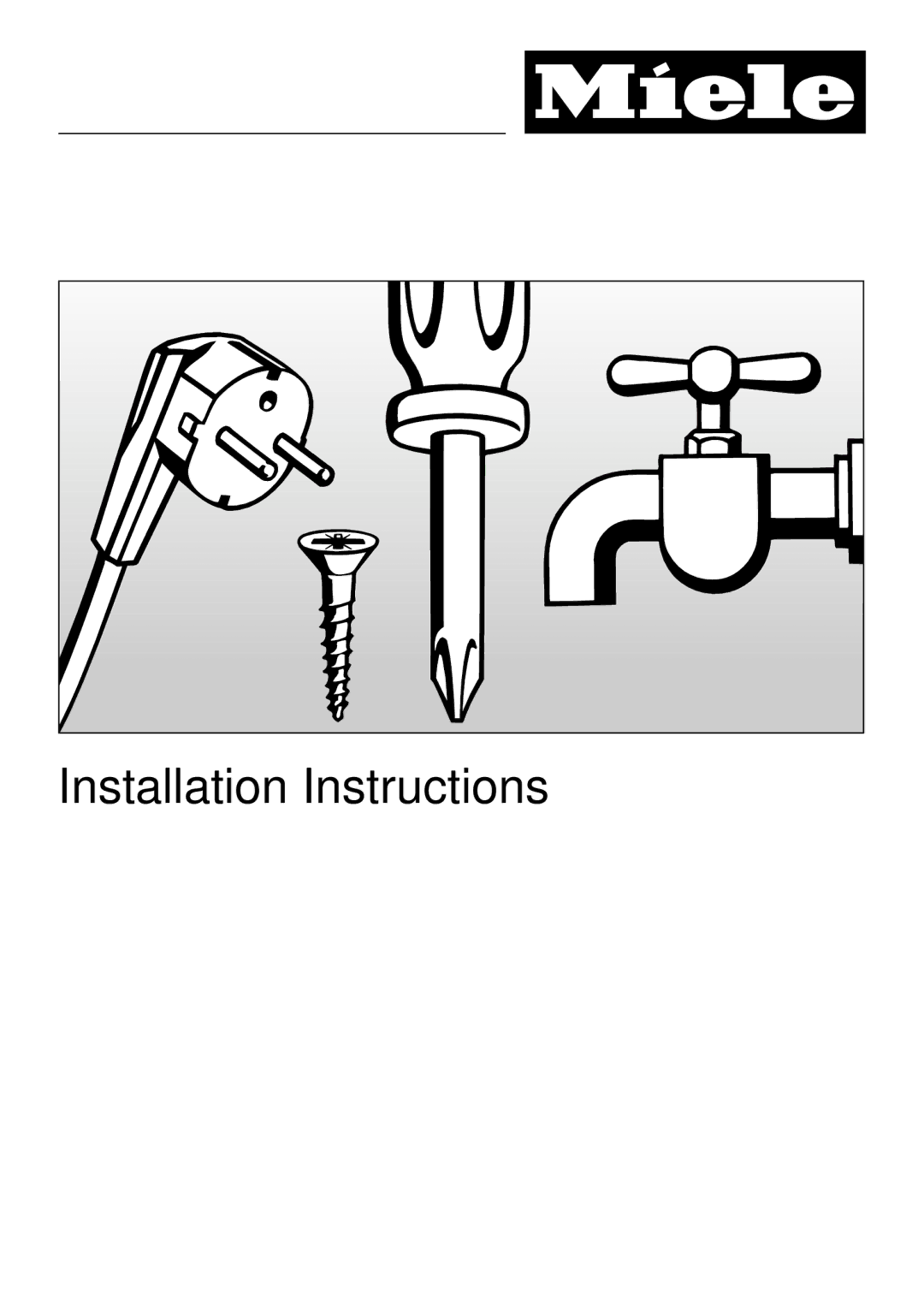 Miele DA270 installation instructions Installation Instructions 