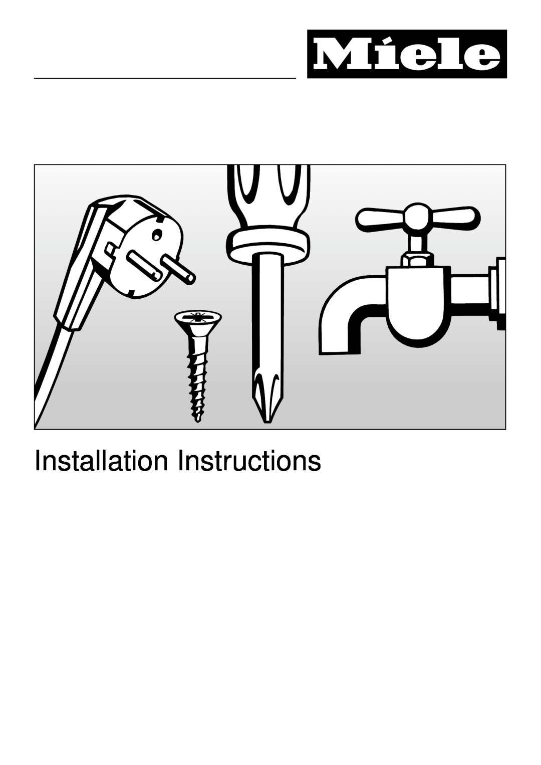 Miele DA270 installation instructions Installation Instructions 