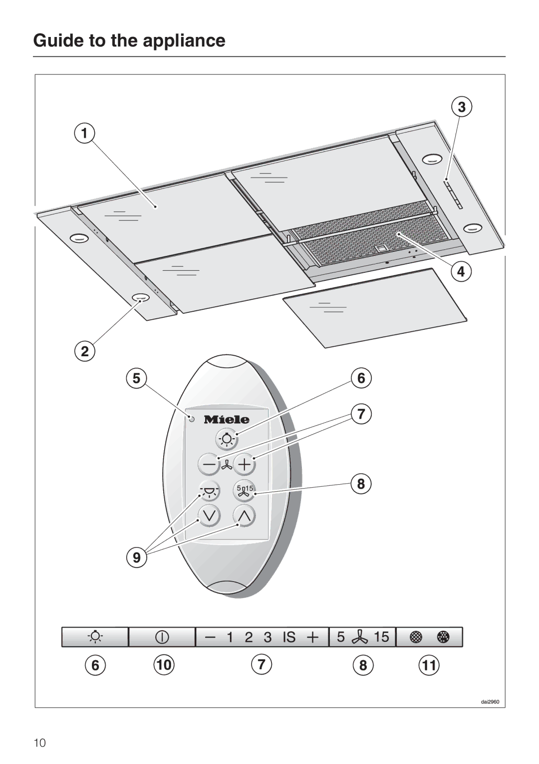 Miele DA2900EXT installation instructions Guide to the appliance 