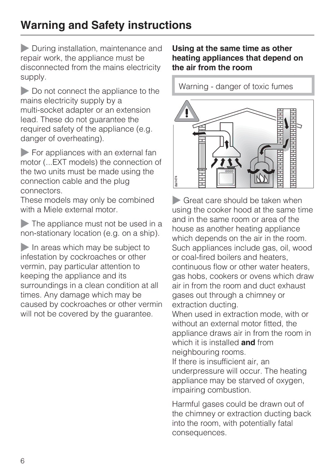 Miele DA2900EXT installation instructions 