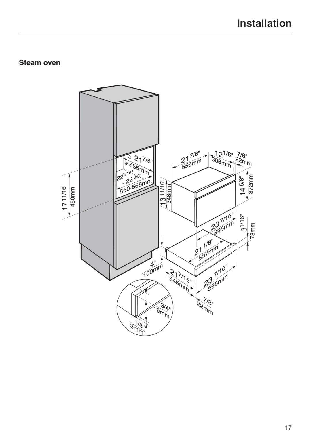 Miele EGW 2060 operating instructions Steam oven 