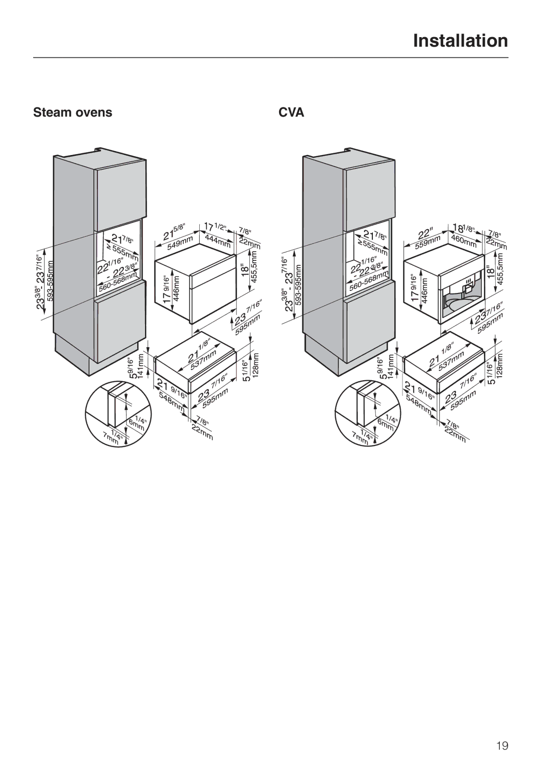 Miele EGW4060-14 operating instructions Installation 