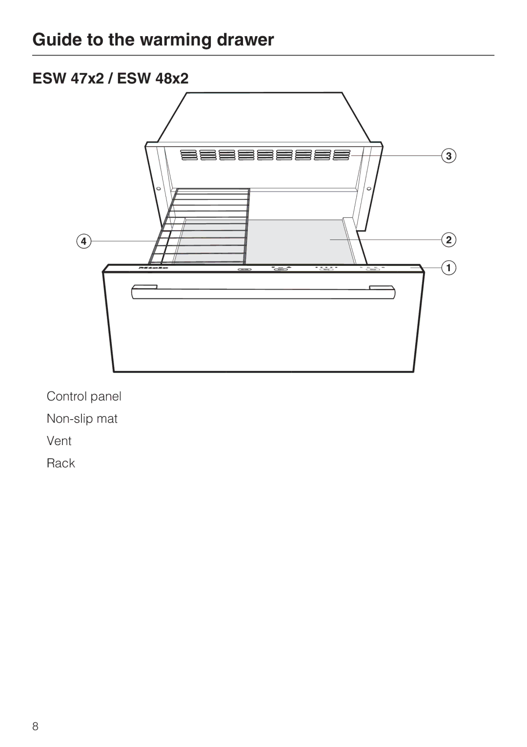 Miele ESW 48X2, ESW4082-14, ESW 47X2, ESW 4088-14 installation instructions ESW 47x2 / ESW 