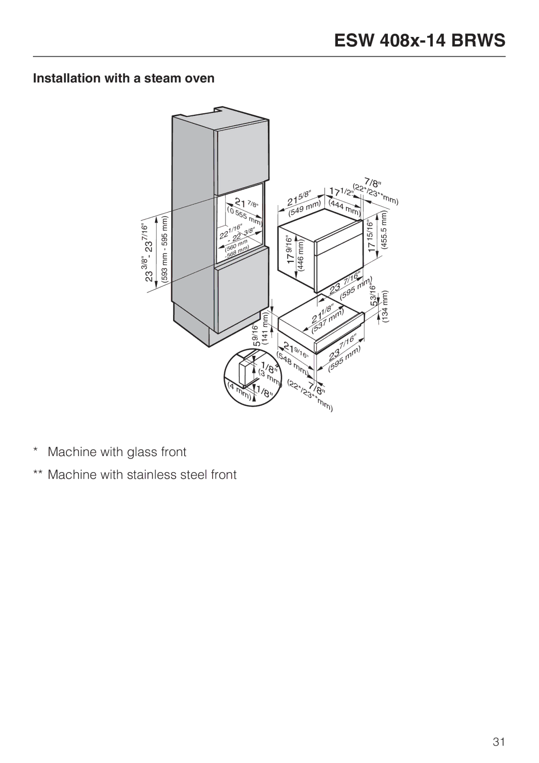 Miele ESW 408X-14, ESW48XX installation instructions 171/2 