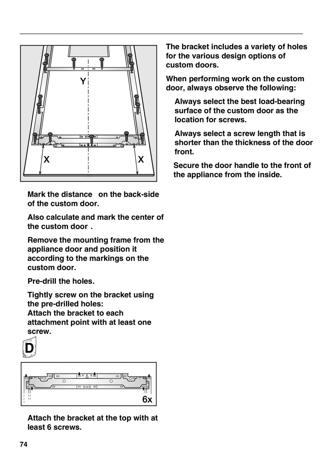 Miele F 1471 installation instructions Installing the appliance 