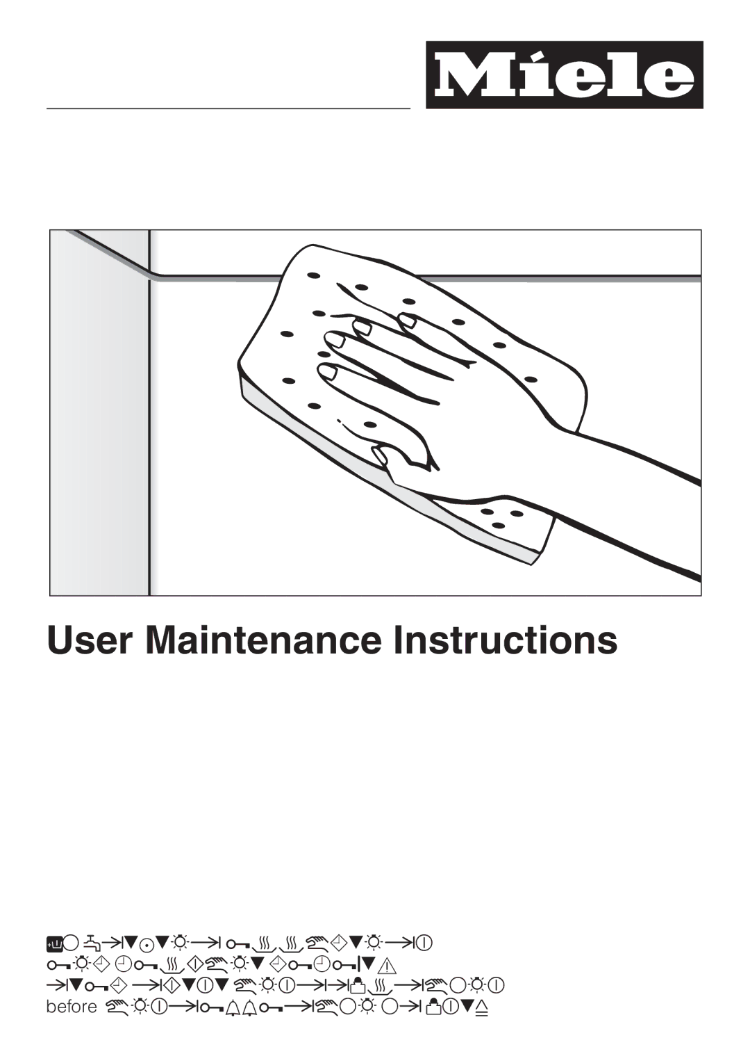 Miele G 2670 SC manual User Maintenance Instructions 