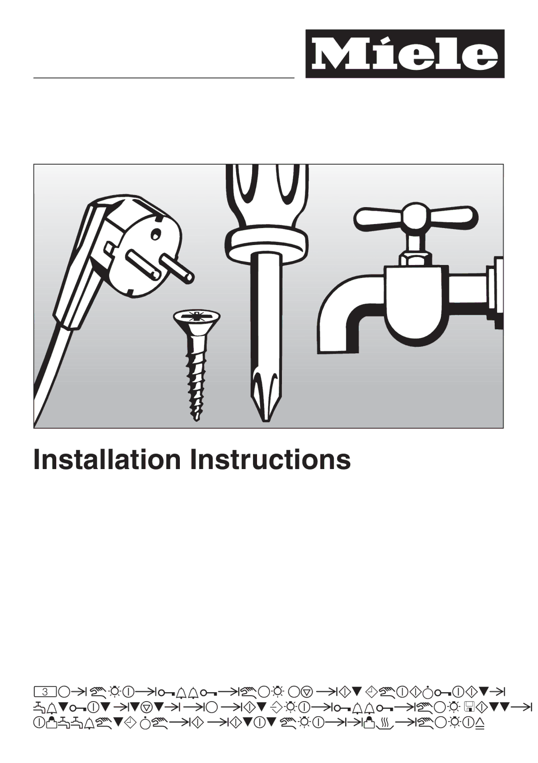 Miele G 2670 SC manual Installation Instructions 