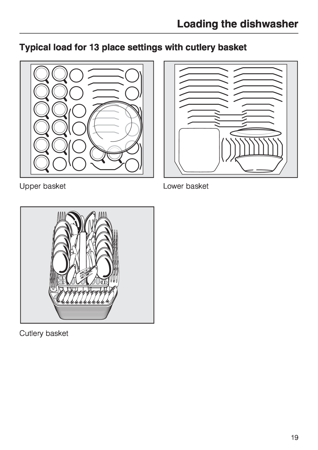Miele G 4220, G 4225 manual Loading the dishwasher 