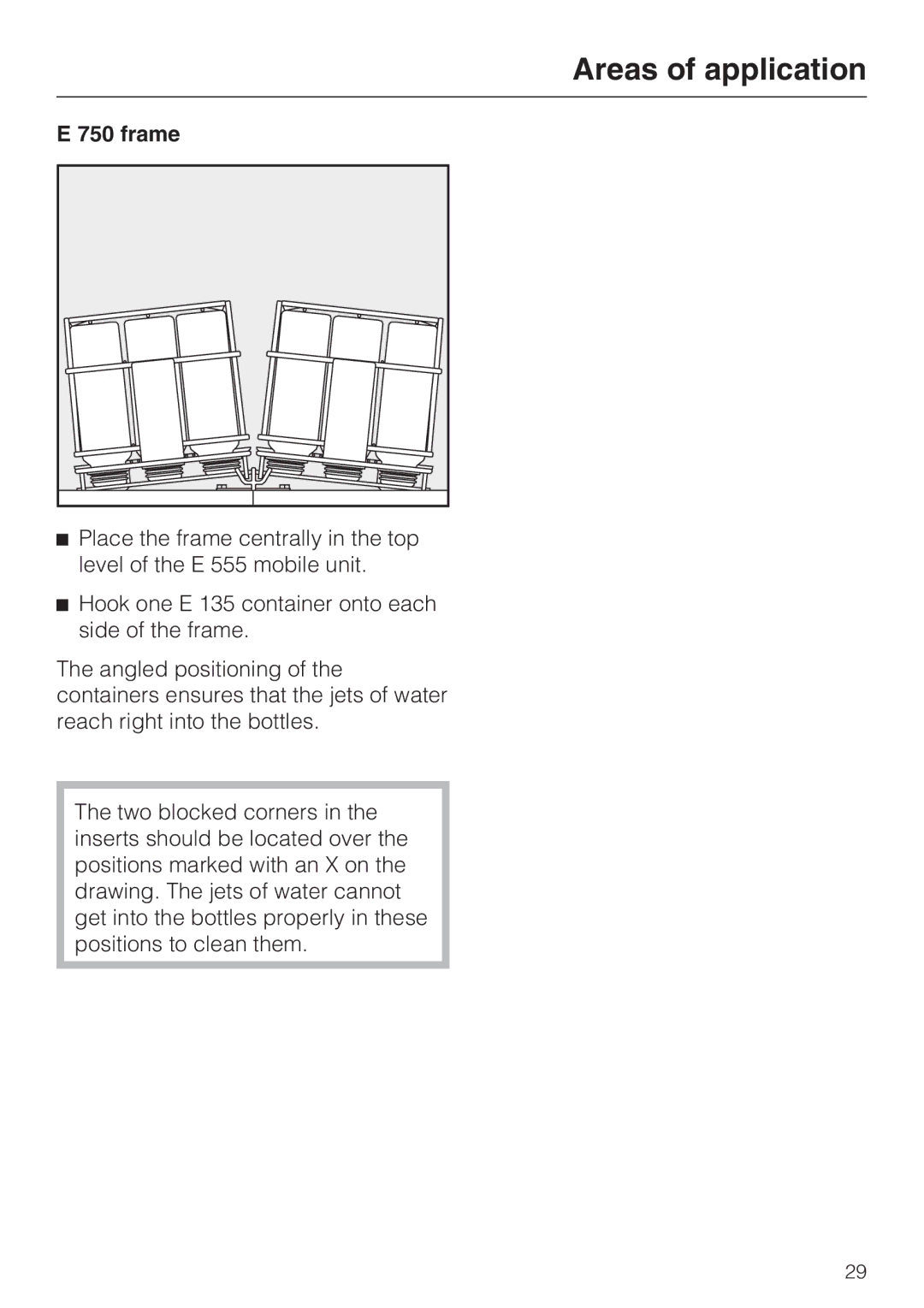 Miele G 7823, G 7824 operating instructions Frame 