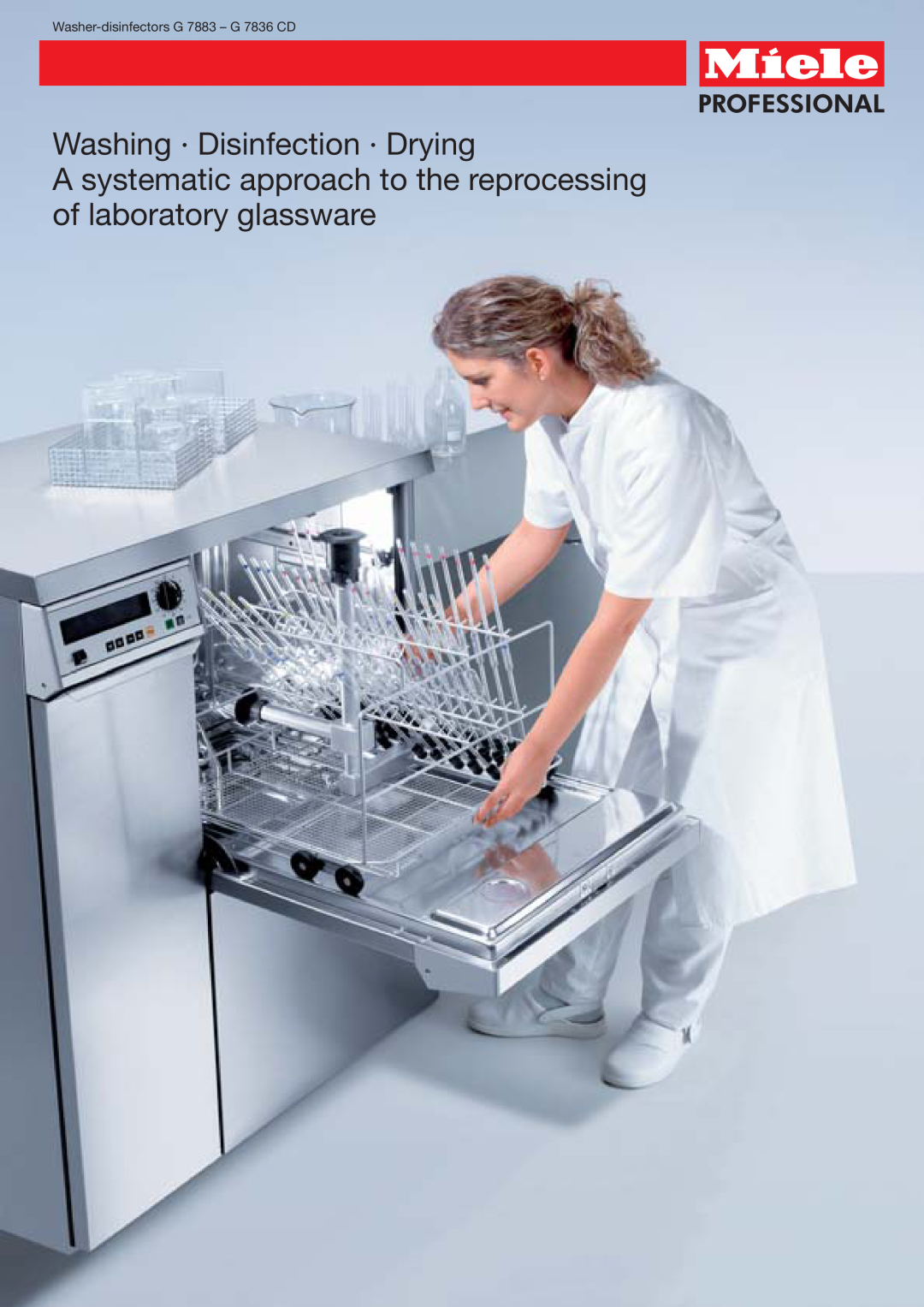 Miele manual Washing · Disinfection · Drying, Washer-disinfectorsG 7883 – G 7836 CD 
