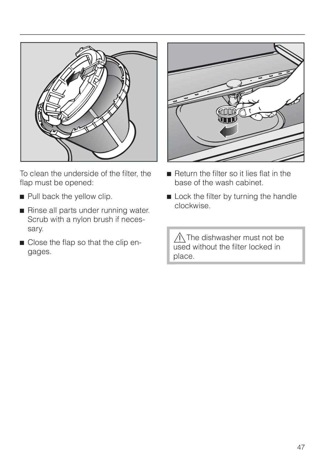 Miele G 663 PLUS, G 863 PLUS operating instructions 