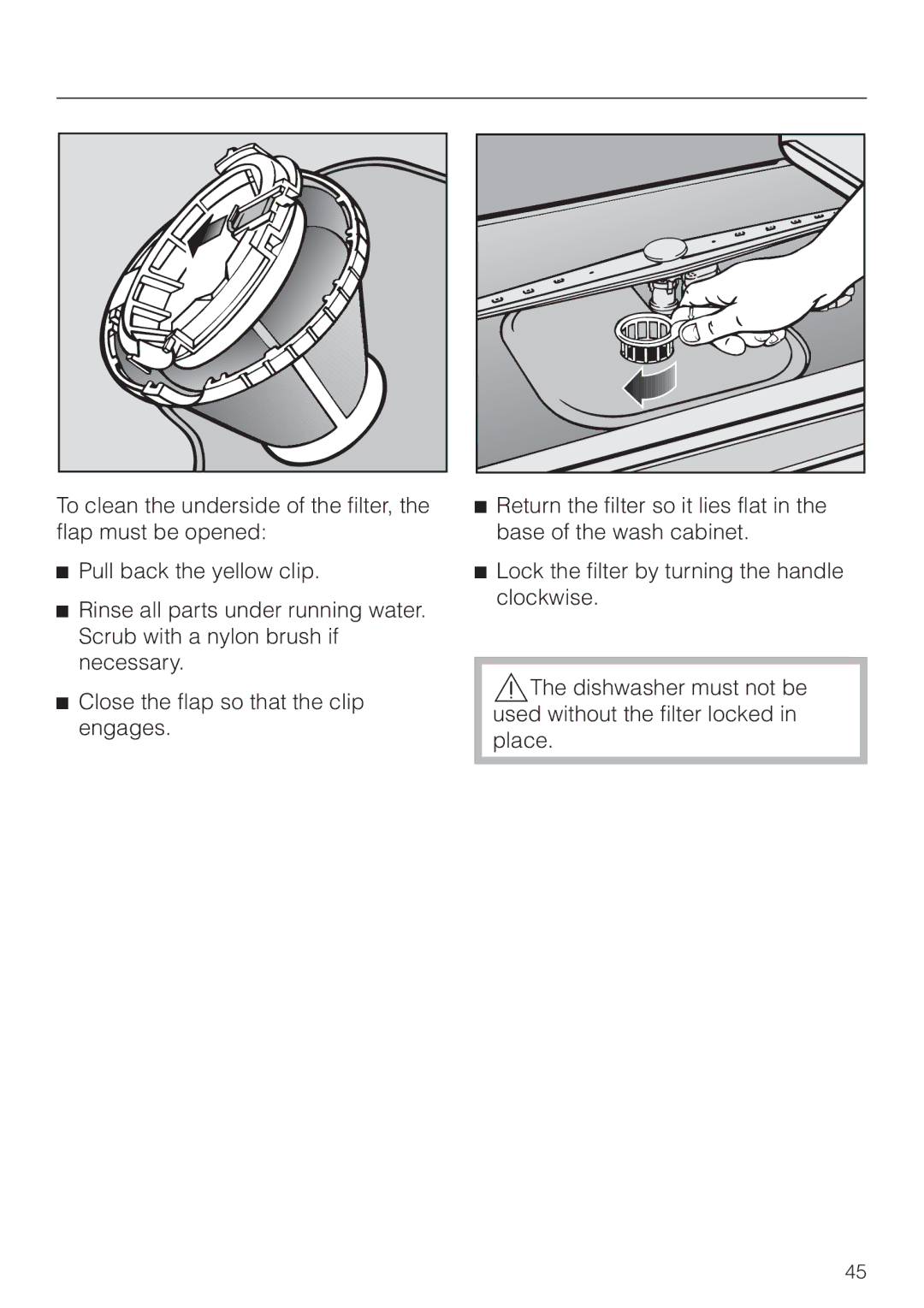 Miele G892SC operating instructions 