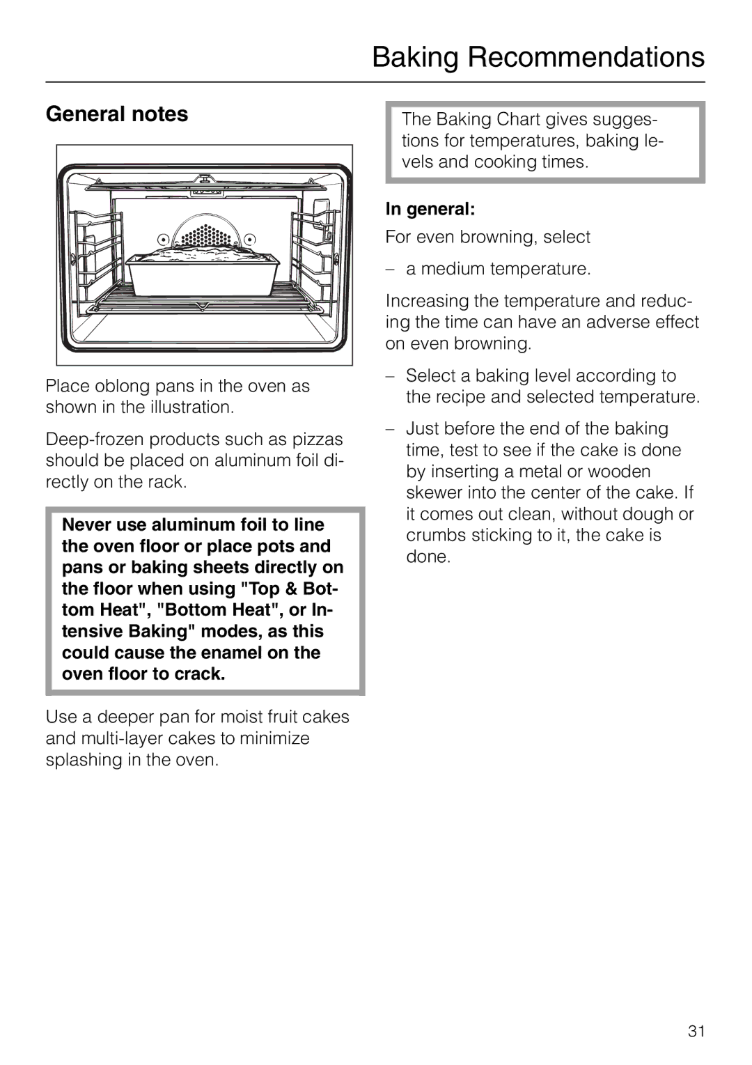 Miele H 277 B, H 267 B manual General notes 