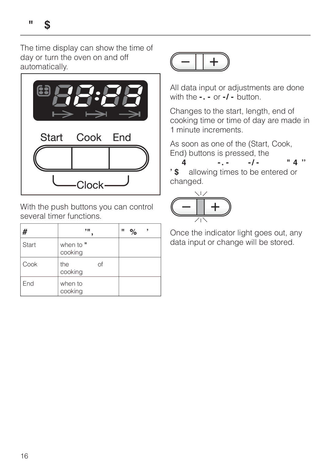 Miele H 387-2 BP KAT, H 387-1 BP KAT manual Duration 