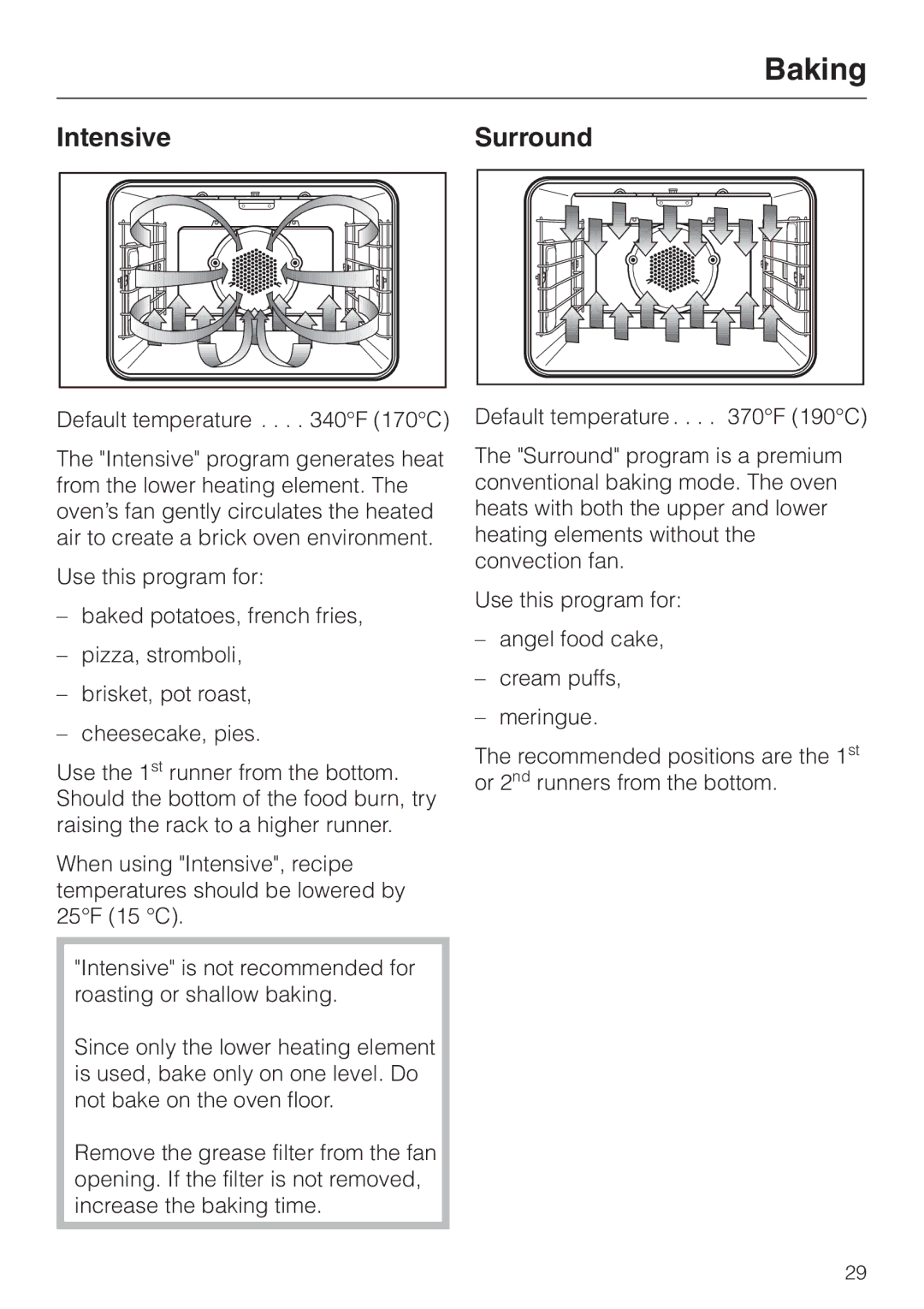 Miele H 387-1 BP KAT, H 387-2 BP KAT manual IntensiveSurround 